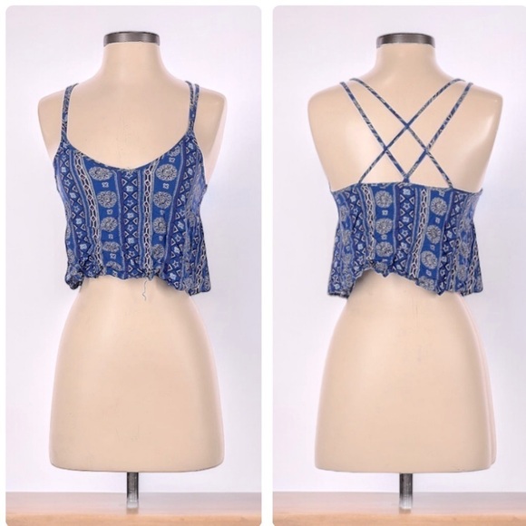 Hollister Tribal Crop Top | SIZE S - Picture 1 of 5